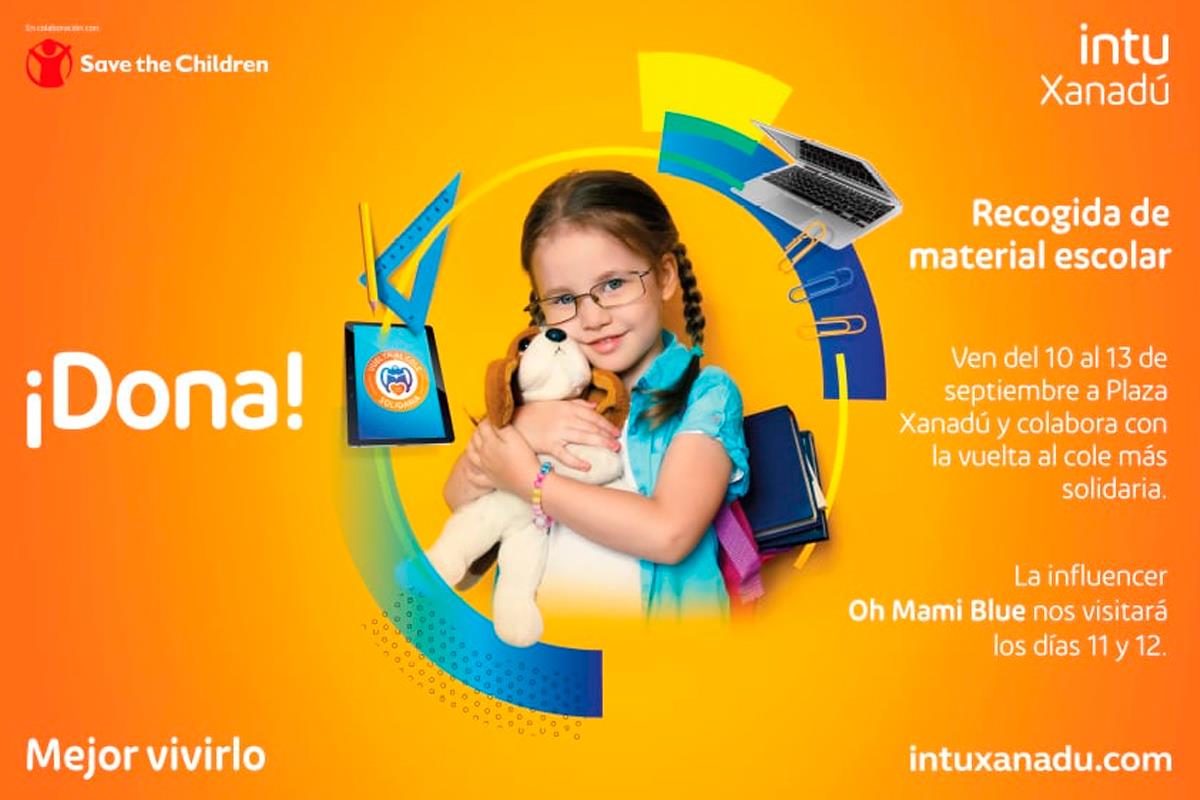 Xanadú se une a la iniciativa de Save The Children: #DarLaVueltaAlCole