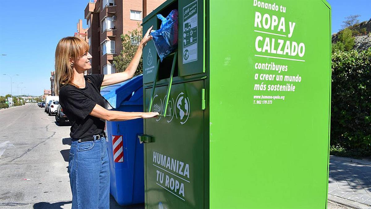 El municipio ha recogido más de 70 toneladas de textil usado en el primer semestre del año