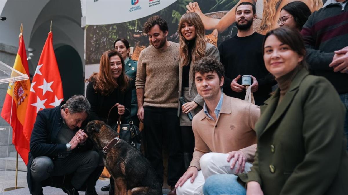 La Comunidad, reconocida por su apoyo a la adopción de perros jubilados que han prestado su servicio en seguridad y emergencias
