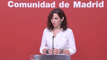 La presidenta de la Comunidad de Madrid anuncia 20 millones para actuaciones de urgencia