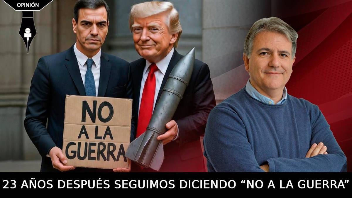 Pedro Sánchez, al igual que hizo Zapatero, se planta frente a EEUU para volver a decir que España apuesta por la paz