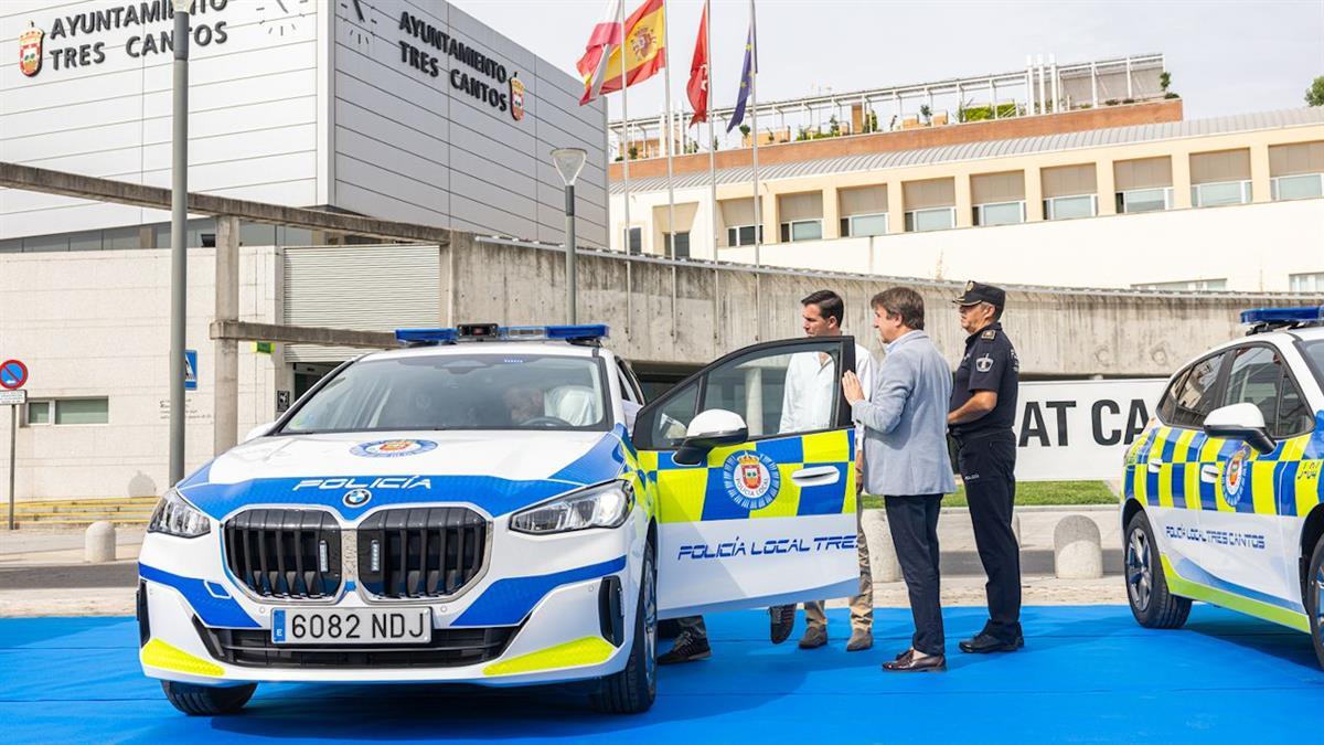 El Ayuntamiento de Tres Cantos ha incorporado 7 vehículos, dos drones de última generación y cámaras térmicas para potenciar la vigilancia