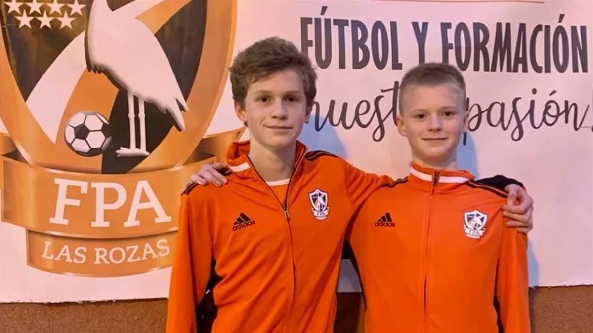 Se trata de dos hermanos que pertenecían al fútbol base de Dinamo Kiev 