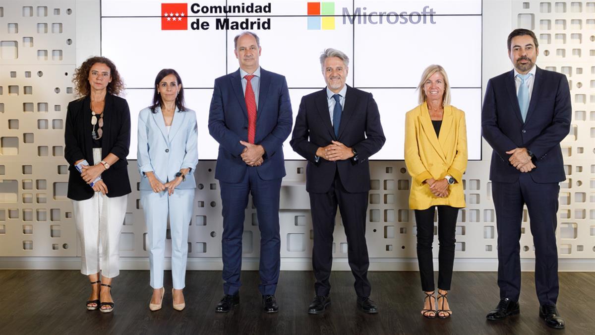 La Comunidad de Madrid se convierte en usuario preferente de la nueva Región Cloud de Microsoft en España