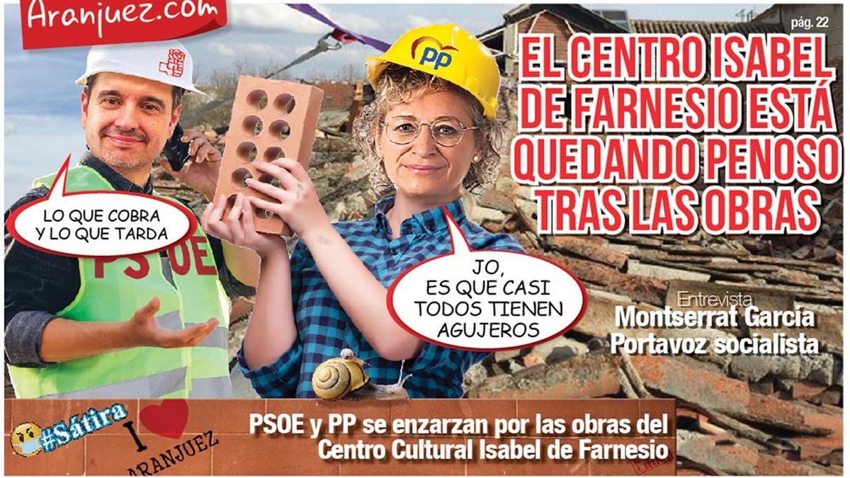 PSOE y PP se enzarzan por las obras del Centro Cultural Isabel de Farnesio