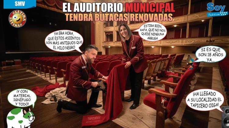 El Auditorio Municipal tendrá butacas renovadas