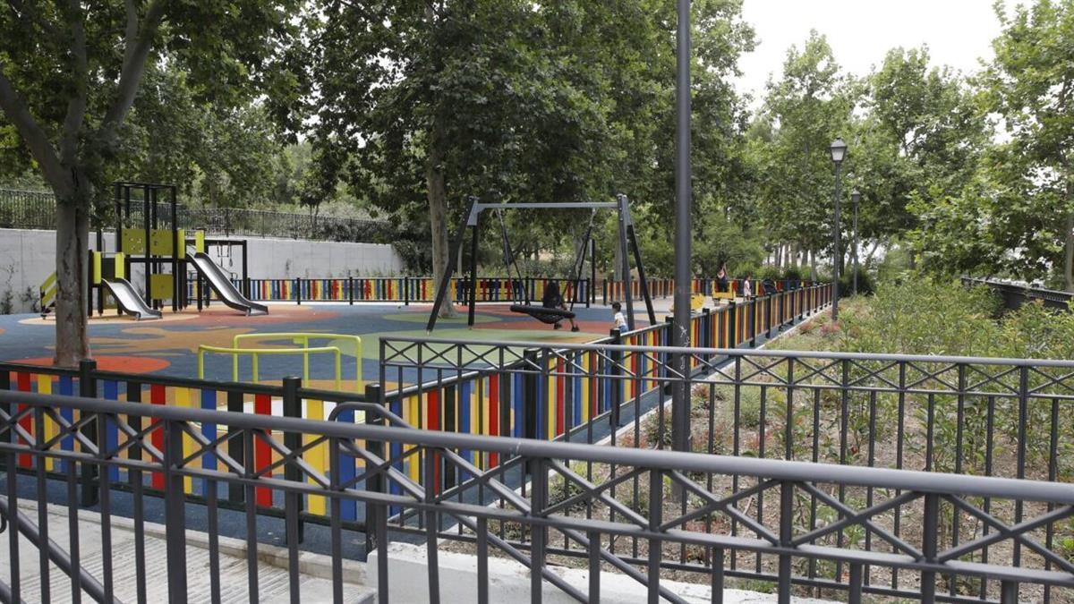 El Ayuntamiento llevó a cabo mejoras de accesibilidad y sostenibilidad en este parque madrileño