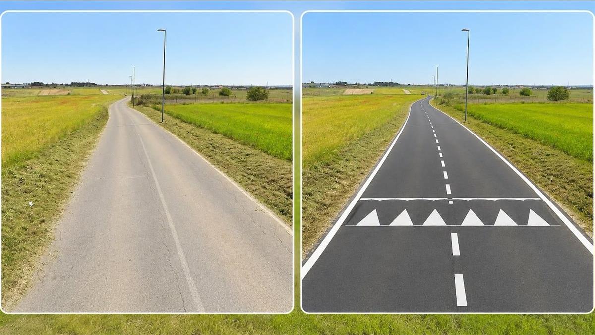 El Ayuntamiento mejorará más de 4,4 kilómetros de marcas viales para reforzar la seguridad de conductores y peatones