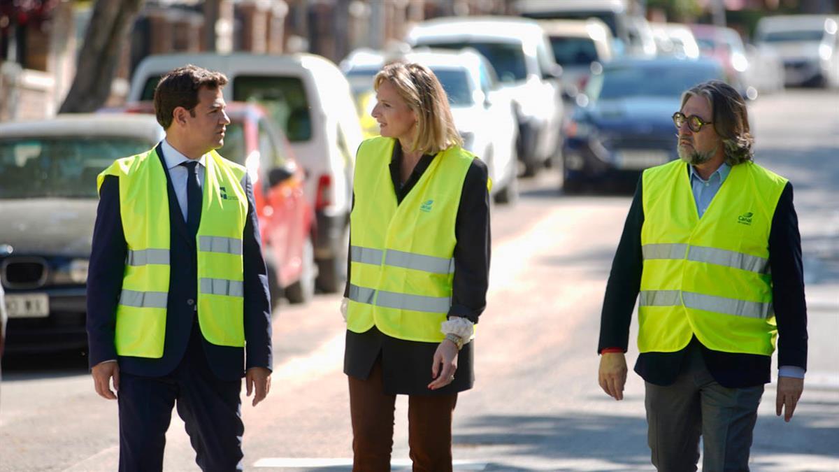 Las obras se están realizando en la calle encinar de Las Rozas