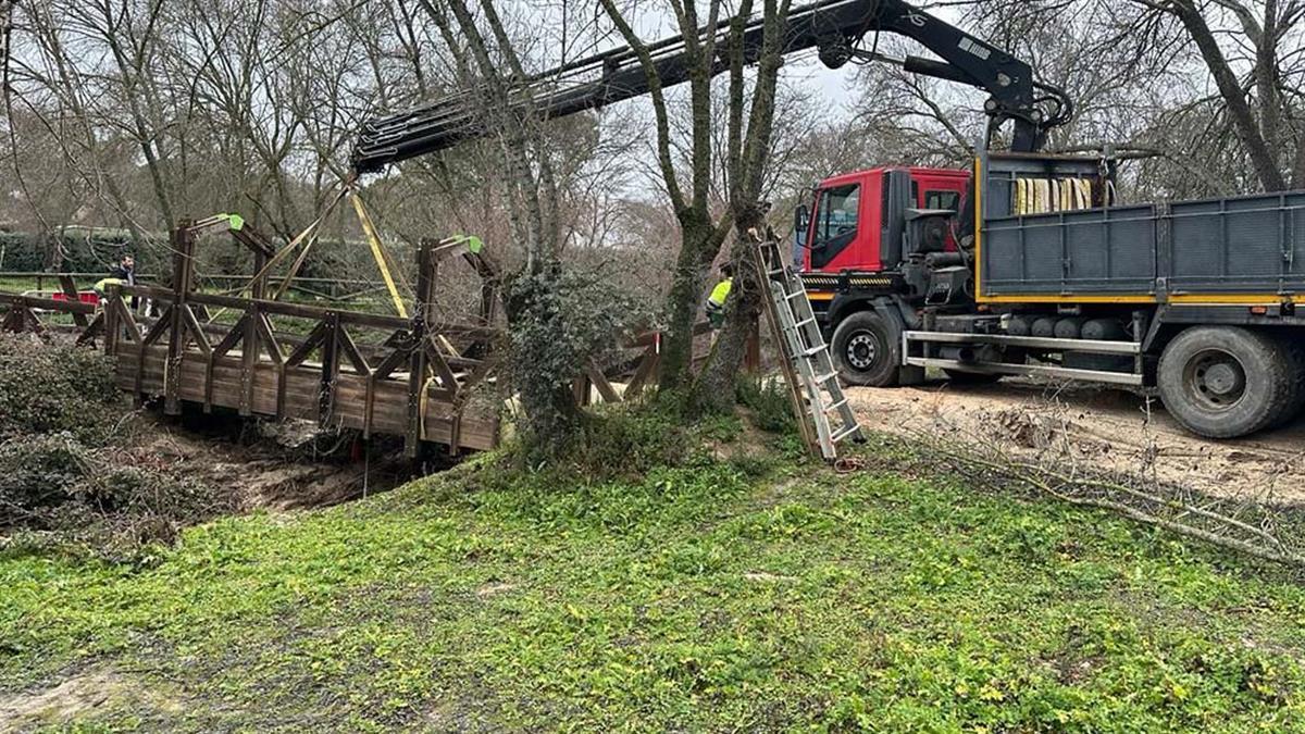 La actuación consistirá en el cambio de la antigua estructura de madera