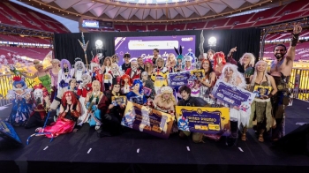 El estadio Riyadh Air Metropolitano reunió a miles de aficionados del cosplay y de la cultura japonesa