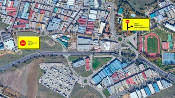 La circulación por un tramo de la Calle Constitución permanecerá cerrada aún, utilizándose como alternativa la vía de servicio