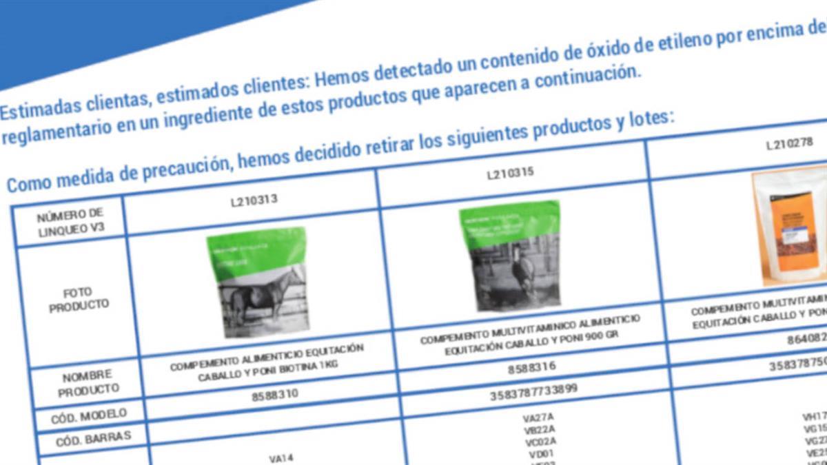 Se trata de artículos de la marca Fouganza