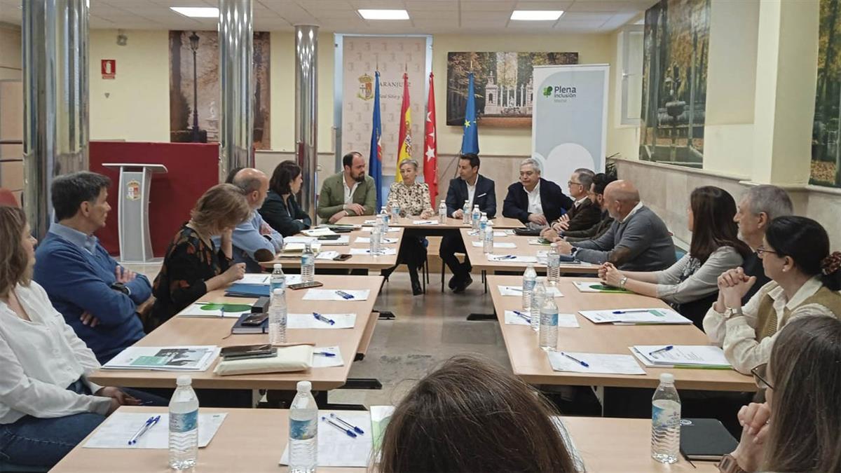 El equipo de gerentes de Plena Inclusión Madrid se ha reunido en Aranjuez