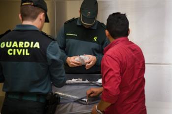 La droga ya había sido incautada por los agentes y depositada en el polígono industrial del municipio madrileño