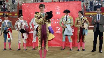 El alumno de la escuela taurina de Colmenar Viejo 