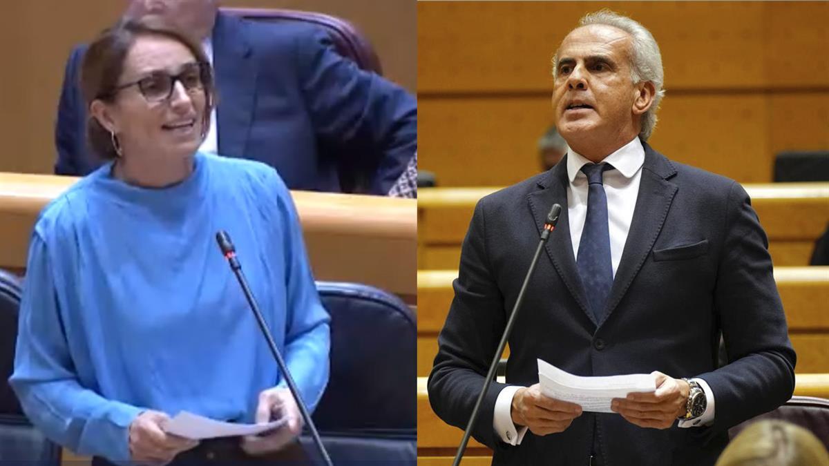 La ministra contraataca pidiendo al PP que se ocupe de cuidar a los sanitarios "para que no cuelguen la bata"