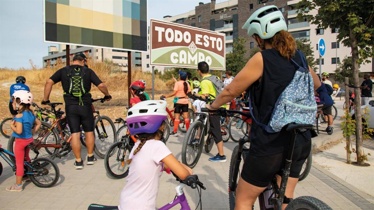 Dos rutas familiares en bici recorrerán las obras presentes en espacios públicos