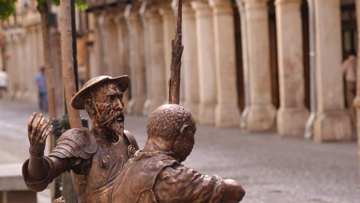 La propuesta da a conocer la historia local mediante los personajes de Cervantes