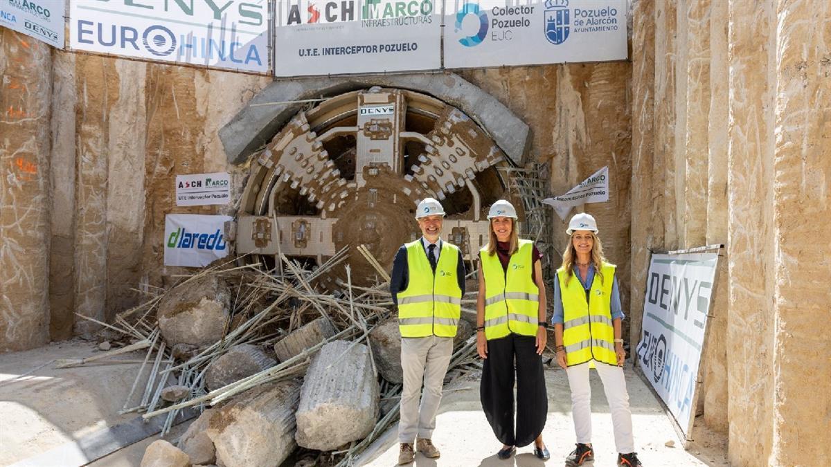La tuneladora “Lady Madrid” ya ha salido a la superficie tras más de un año de trabajos bajo tierra
