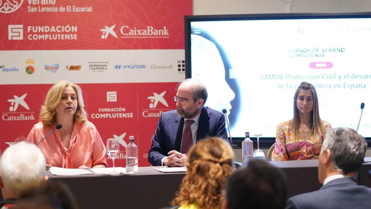 La vicealcaldesa de Madrid inaugura el curso de verano ‘SAMUR Protección Civil y el desarrollo de la emergencia en España’ 