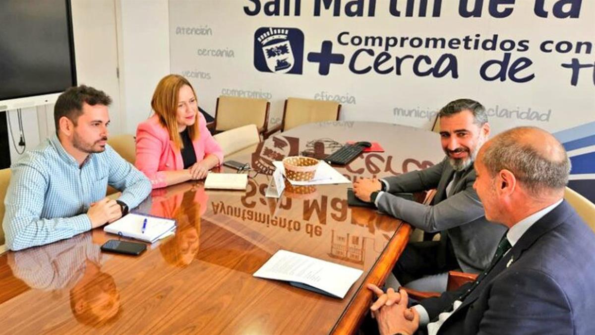 El consistorio se ha reunido con la Mancomunidad del Sur 