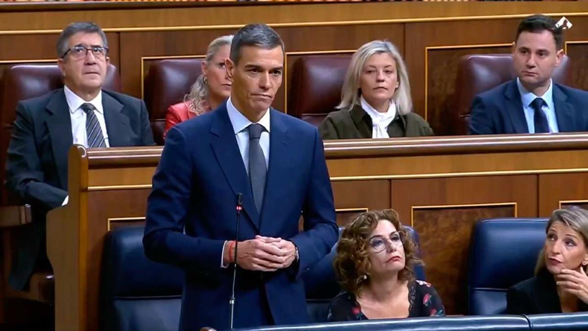 El presidente del Gobierno no responde a Alberto Núñez Feijóo en el Congreso
