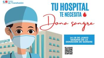 El municipio se ha sumado a la campaña ‘Semana de la donación de sangre: Tu hospital te necesita’ para recuperar el nivel de sangre previo a la pandemia 