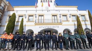 La Alcaldesa ha mostrado su apoyo a las Fuerzas y Cuerpos de Seguridad del Estado 