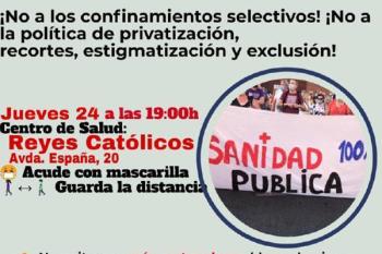 El refuerzo de la Atención Primaria es uno de los motivos que sostienen esta concentración