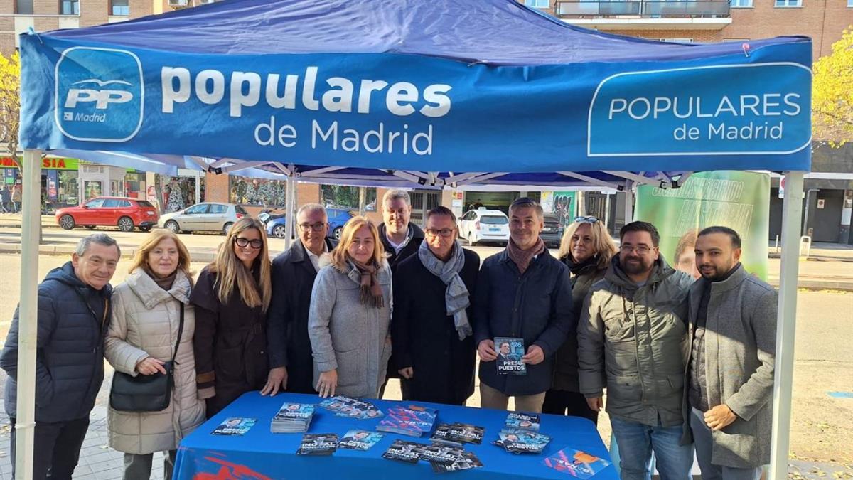 El PP comienza una campaña de informativa en las calles de Madrid