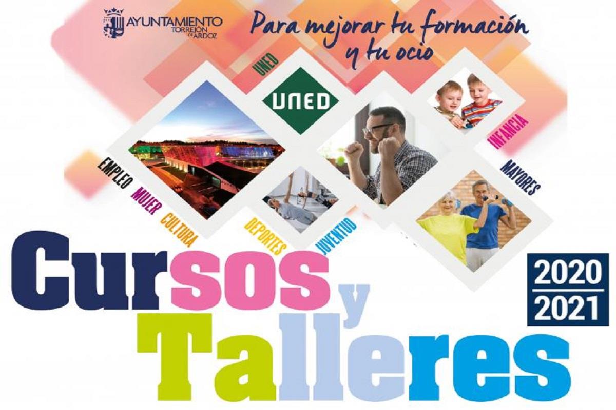 En Torrejón comienzan los cursos y talleres para 2020-2021 de Empleo, Cultura, UNED, Deportes, Mujer, Infancia, Juventud y Mayores.