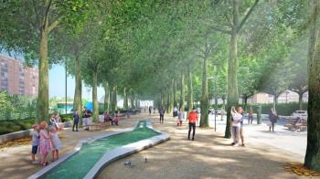 Con un presupuesto de 9,3 millones de euros, dará comienzo antes del verano y afectará a la calle Santiago de Compostela y Alfredo Marqueríe  
