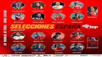 9 deportistas harán su debut con la selección absoluta en esta cita mundialista 