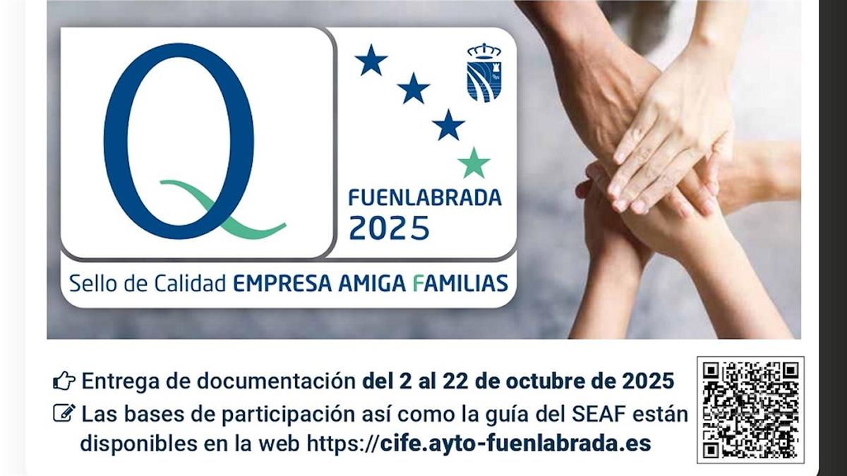 El Ayuntamiento convoca la séptima edición para obtener el Sello de Calidad 'Empresa Amiga de la Familia'
