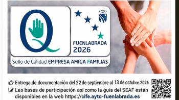 Las empresas, asociaciones e instituciones con centro de trabajo en Fuenlabrada pueden solicitar este reconocimiento hasta el 13 de octubre