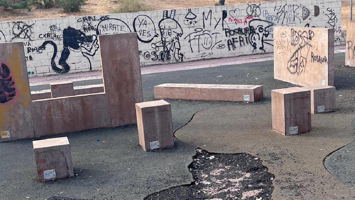 Los socialistas critican la situación de "abandono" en la que se encuentra este espacio