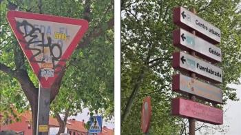 IU denuncia el deterioro de la señalética urbana y alerta de un posible riesgo para la seguridad vial en el municipio