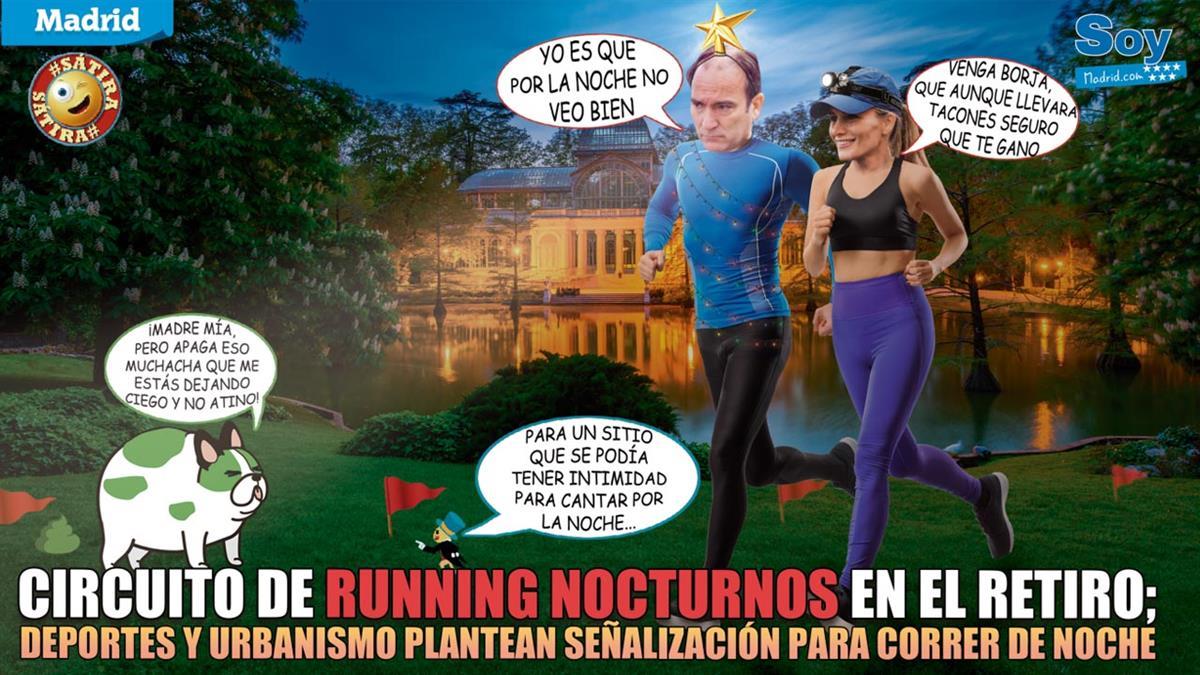 Cea y Carabante plantean hacer circuitos de running nocturnos en los parques de la ciudad