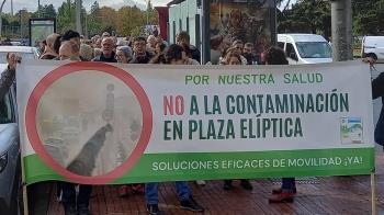 Desde Más Madrid y Podemos han apoyado la concentración organizada por la vecindad en contra de la contaminación 