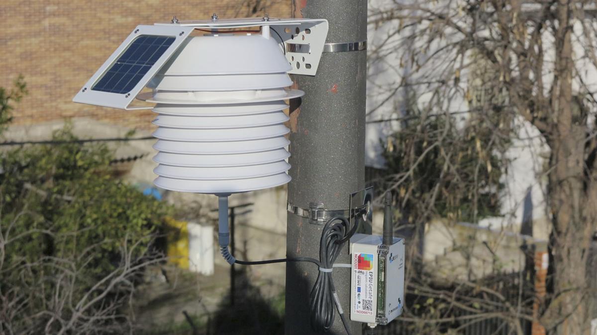 El objetivo es poder trazar un mapa de condiciones climáticas en la ciudad