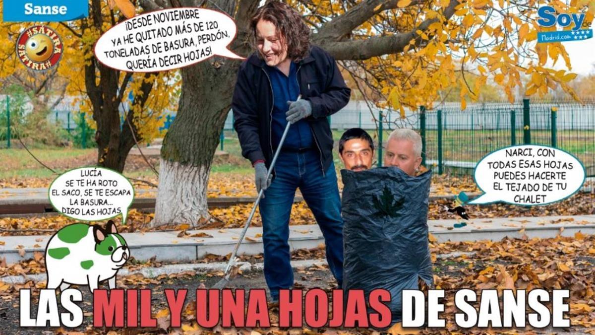 Sanse recoge 120 toneladas de hoja