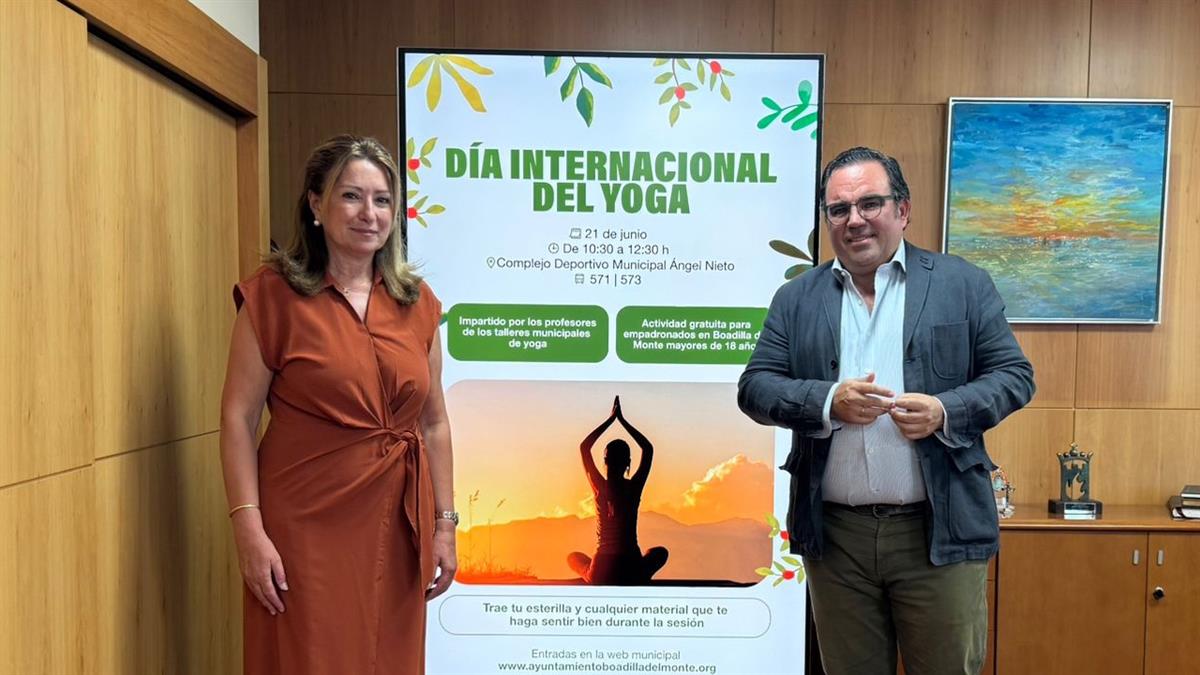 El Ayuntamiento de Boadilla celebra el día internacional del yoga