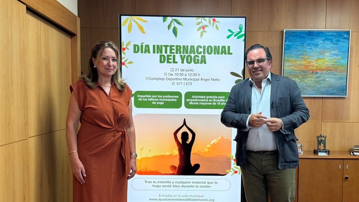 El Ayuntamiento de Boadilla celebra el día internacional del yoga
