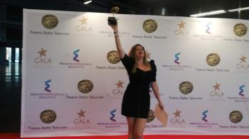 Nuestra compañera ha recogido el Premio de Radio y Televisión esta mañana en el Auditorio de La Nave