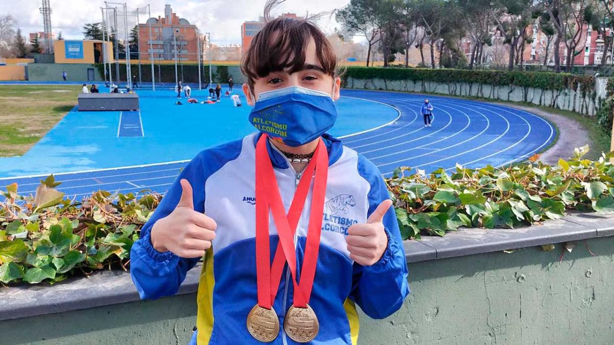 La atleta fue la más rápida, también, de los Sub-18