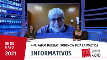 El portavoz de Unidas Podemos en Fuenlabrada, Pedro Vigil, habla de la marcha de la política del líder la formación morada