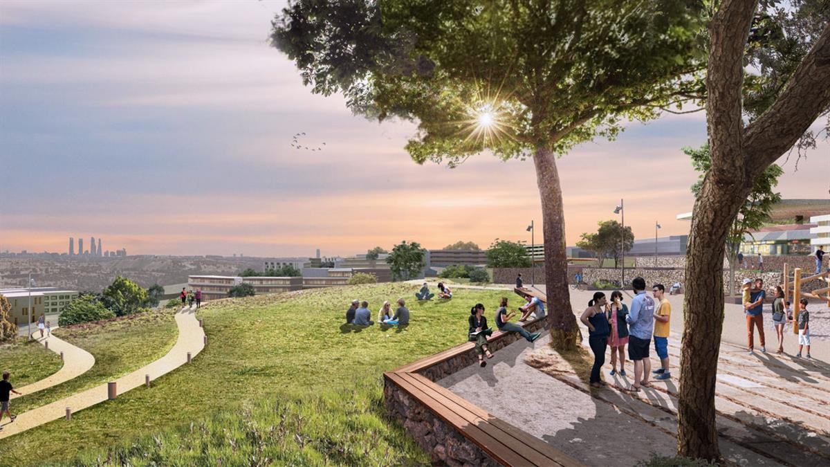 Este ámbito de Hortaleza, de más de un millón de metros cuadrados, contará con casi 1.400 viviendas, de las que el 45 % dispondrá de algún tipo de protección
