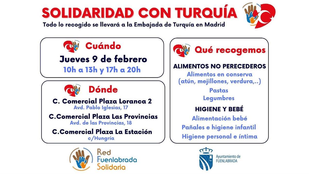 Se inicia una campaña solidaria con el objetivo de recoger material y alimentos no perecederos en los centros comerciales de la ciudad