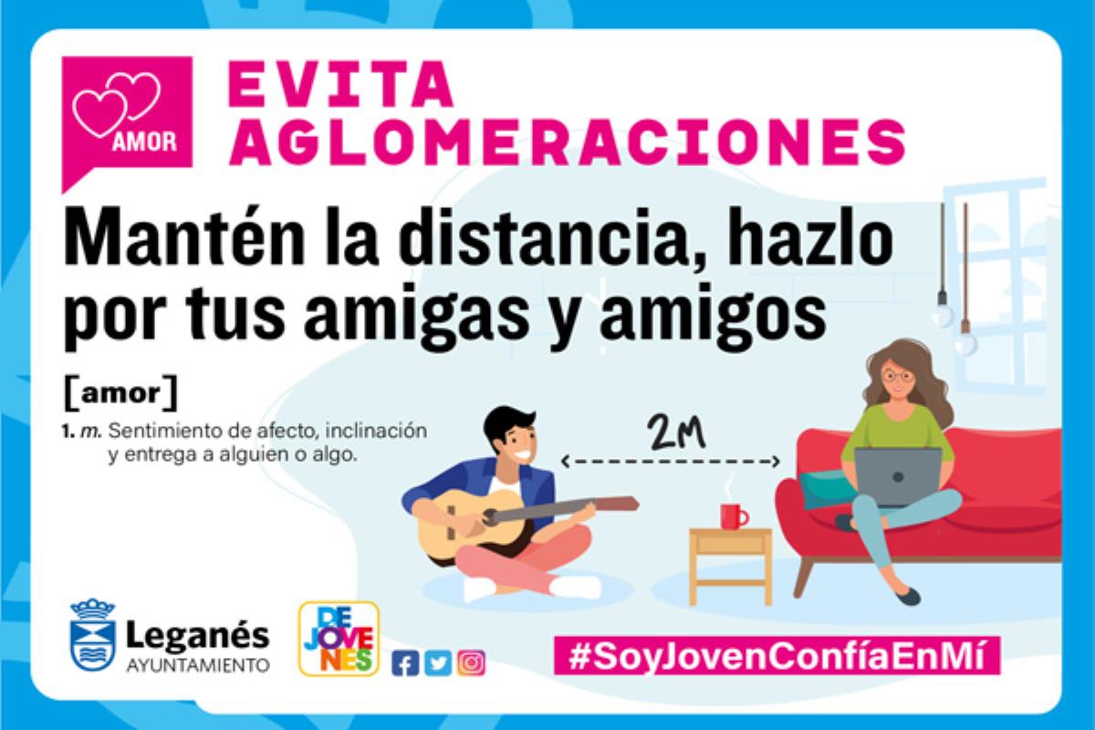 El Ayuntamiento de Leganés ha lanzado esta campaña dirigida a la juventud en RRSS